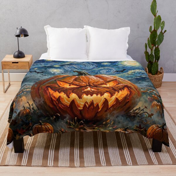 Item preview, Evil Jack-O’-Lantern under Starry Night designed and sold by Late Theory.