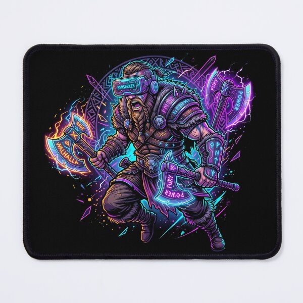 Item preview, Valhalla Esports Cyberpunk VR Viking Gamer designed and sold by ValhallaHub.