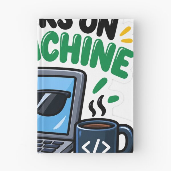 Item preview, It Works on My Machine – Funny Programmer Sticker designed and sold by Kushwaha18.