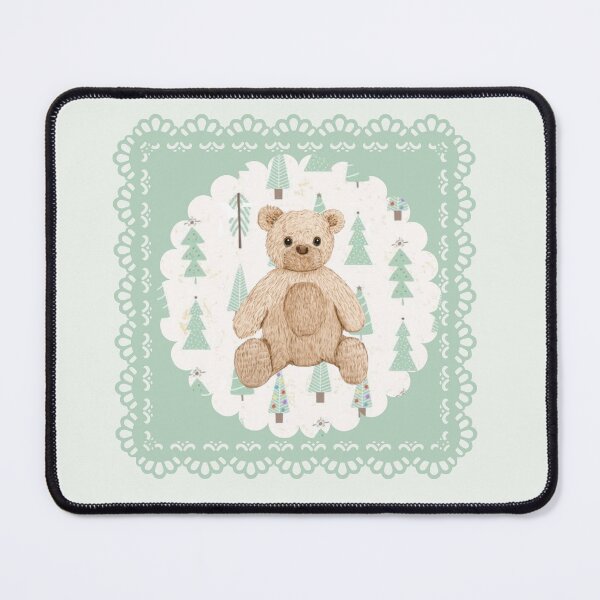 Item preview, Sweet Holiday Teddy Bear & Winter Wonderland Festive Decor designed and sold by Liberarteprint.