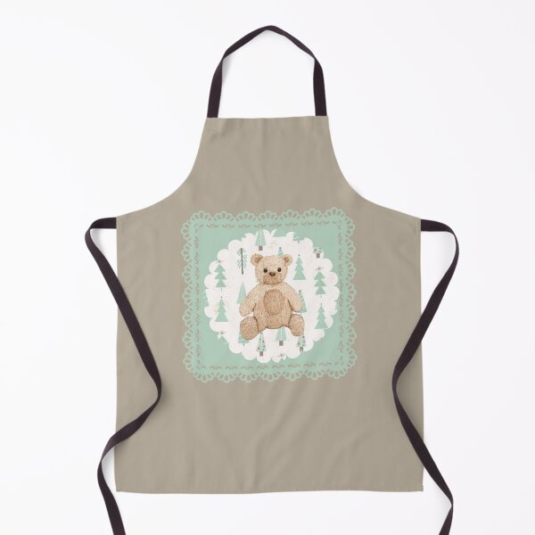 Item preview, Sweet Holiday Teddy Bear & Winter Wonderland Festive Decor designed and sold by Liberarteprint.