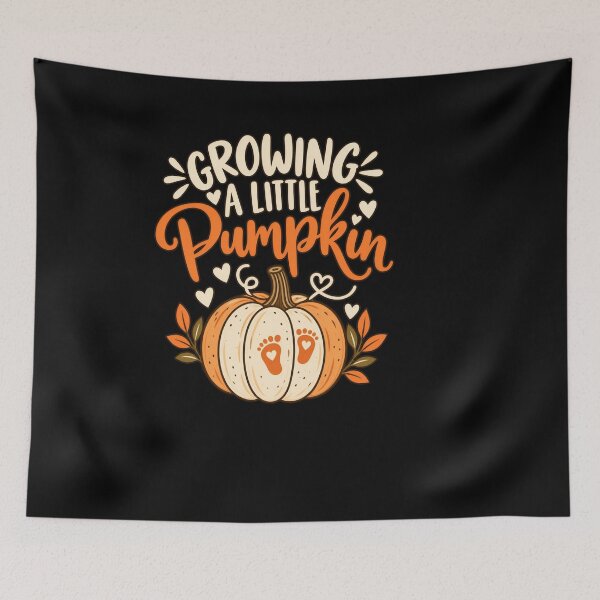 Item preview, Pregnancy Announcement Growing A Little Pumpkin Fall Maternity Shirt designed and sold by LASTIQUE-dd.