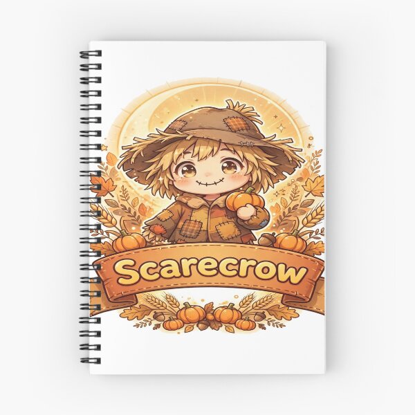 Item preview, Scarecrow Name Banner Showcase Sticker - Halloween designed and sold by Lesley D.