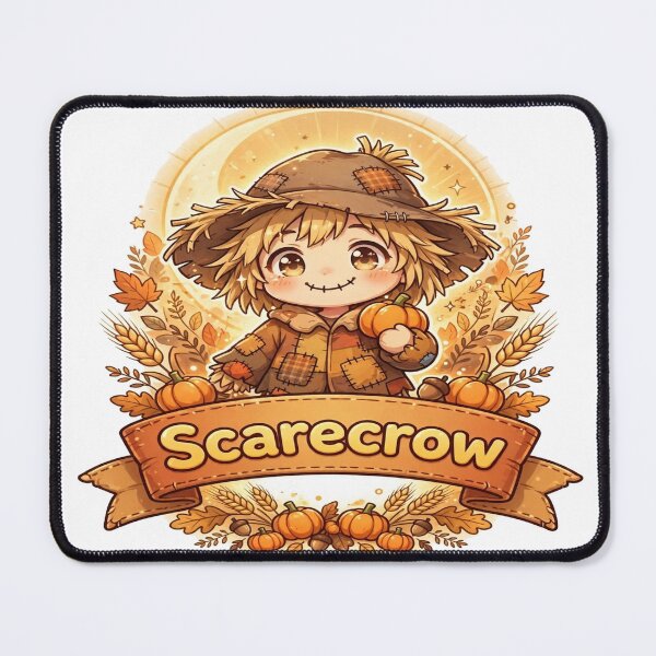 Item preview, Scarecrow Name Banner Showcase Sticker - Halloween designed and sold by Lesley D.