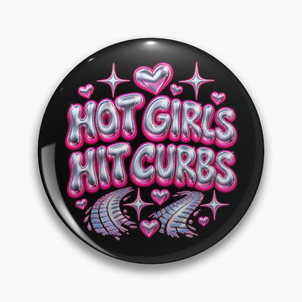 Item preview, Hot Girls Hit Curbs Y2K Airbrush Chrome Heart Expressway designed and sold by yassin-stags.