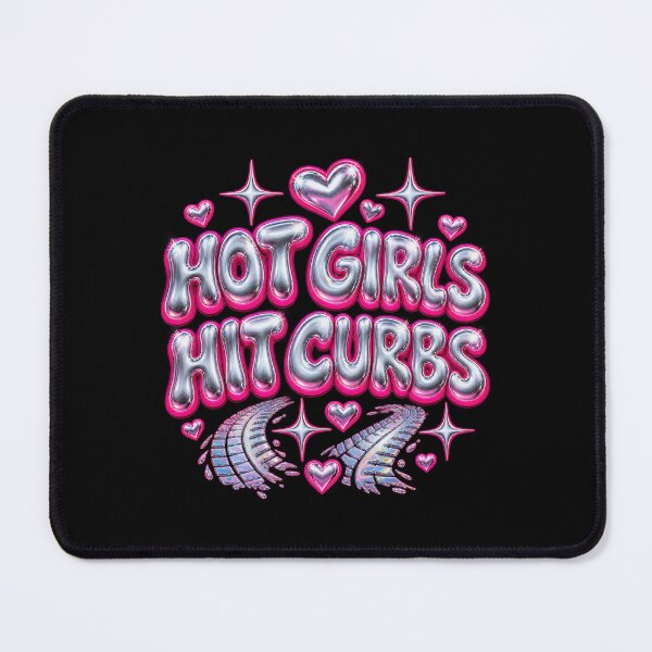 Item preview, Hot Girls Hit Curbs Y2K Airbrush Chrome Heart Expressway designed and sold by yassin-stags.