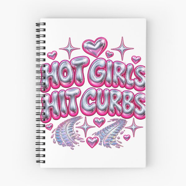 Item preview, Hot Girls Hit Curbs Y2K Airbrush Chrome Heart Expressway designed and sold by yassin-stags.