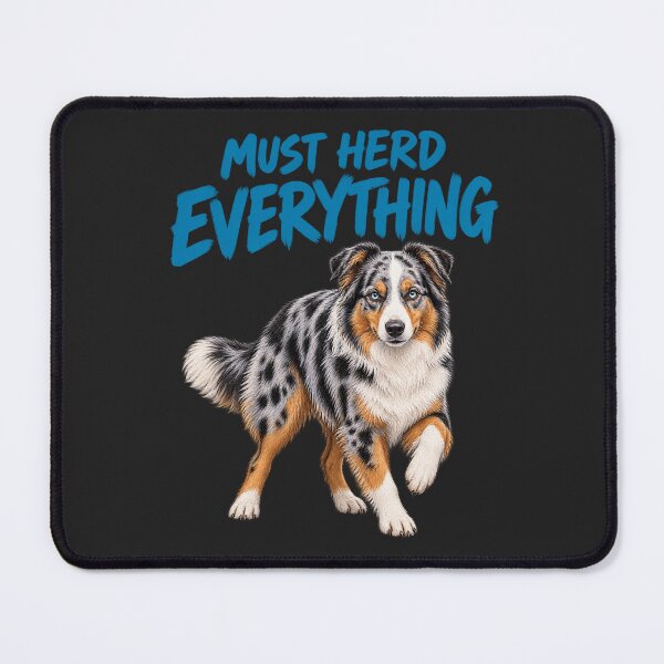 Item preview, Australian Shepherd Herding Dog Blue Merle Funny Design designed and sold by AdicretorDesign.
