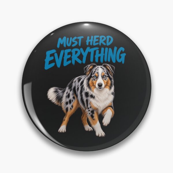Item preview, Australian Shepherd Herding Dog Blue Merle Funny Design designed and sold by AdicretorDesign.