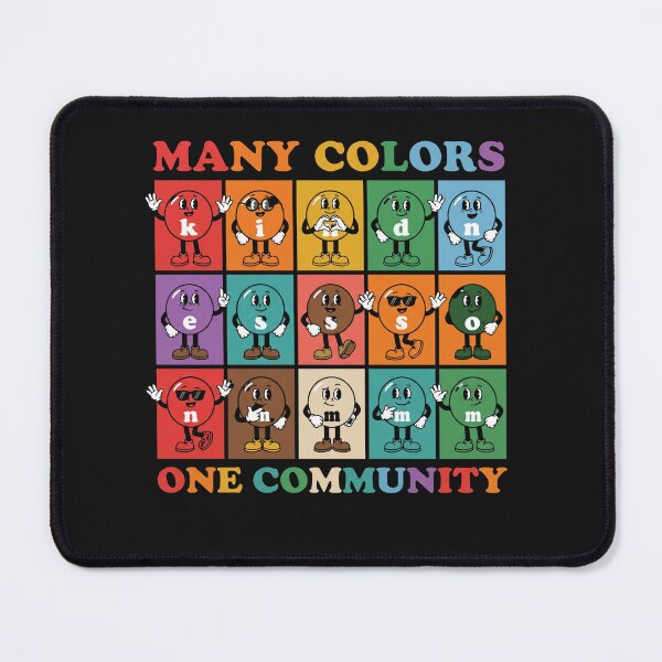 Item preview, Many Colors One Community Kindness Retro Candy Diversity Unity designed and sold by New Art.
