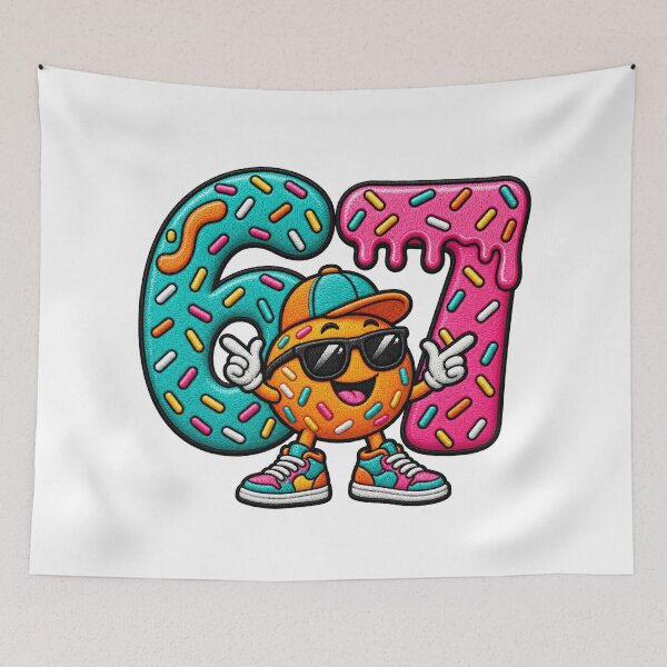 Item preview, 6 7 Funny Six Seven Cool Hoops Cartoon Design designed and sold by ArtDesignTp.