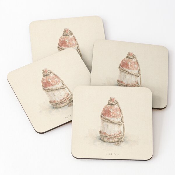 Item preview, Held Fast Weathered Buoy Illustration | Coastal Wall Art designed and sold by FixationStudio.
