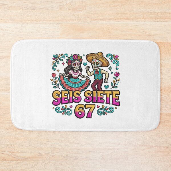 Item preview, Seis Siete 67 Festive Day Of The Dead Couple designed and sold by ArtDesignTp.