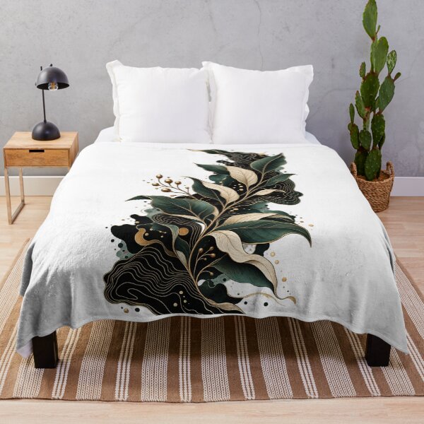 Item preview, Dark Botanical Topographic Abstract designed and sold by GingaArt.