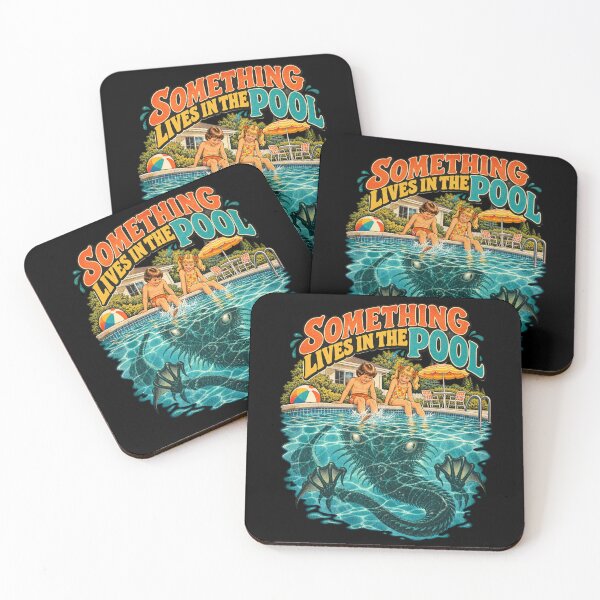 Item preview, Something Lives in the Pool Retro Horror designed and sold by 966 A.D..