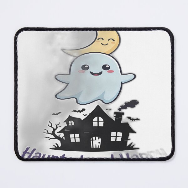 Item preview, Haunted And Happy Halloween Shirt, Cute Ghost Haunted House T-Shirt designed and sold by AdliUltra.