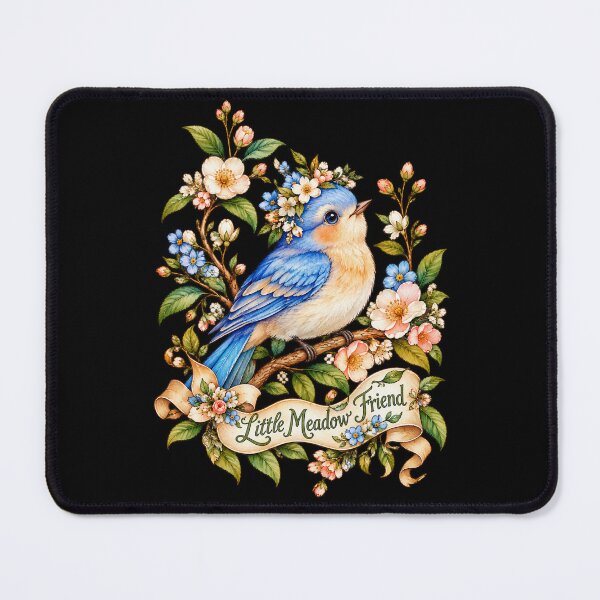 Item preview, Bluebird in a Friendship Flower Garden designed and sold by avinigav.