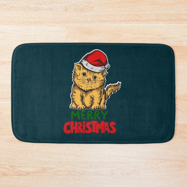 Item preview, Cute Persian Cat Merry Christmas Holiday Art designed and sold by stormk10.