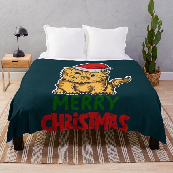 Item preview, Cute Persian Cat Merry Christmas Holiday Art designed and sold by stormk10.