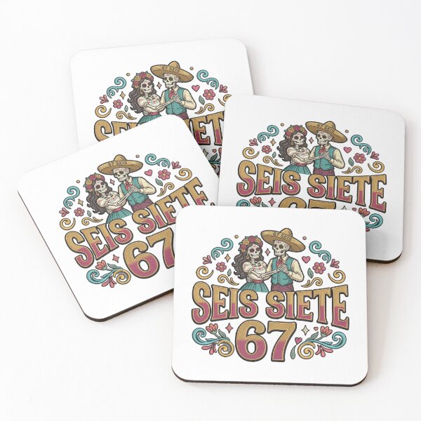 Item preview, Seis Siete 67 Colorful Mexican Fiesta Design designed and sold by ArtDesignTp.