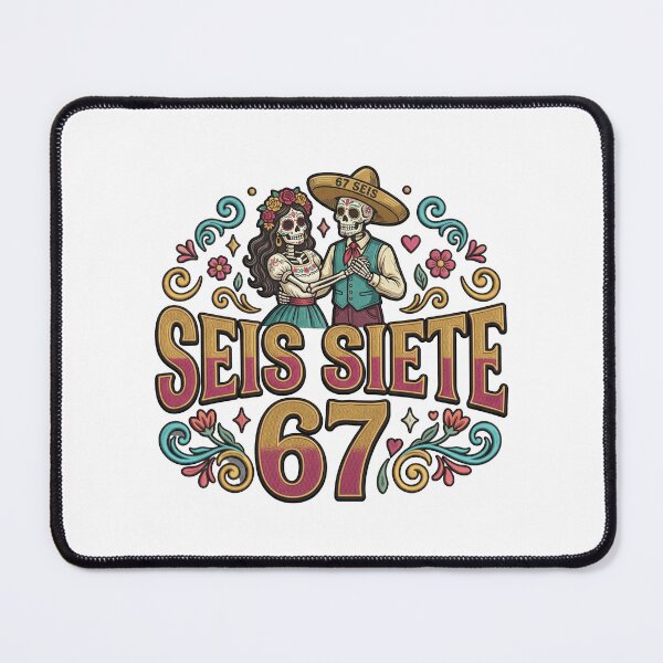 Item preview, Seis Siete 67 Colorful Mexican Fiesta Design designed and sold by ArtDesignTp.