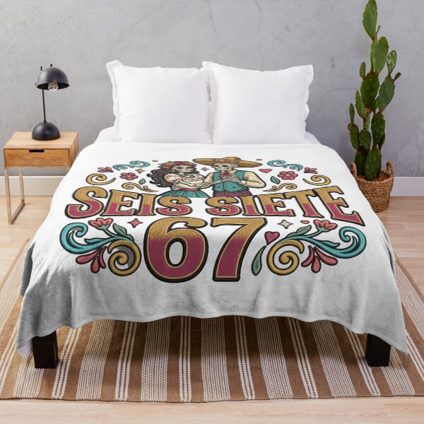 Item preview, Seis Siete 67 Colorful Mexican Fiesta Design designed and sold by ArtDesignTp.