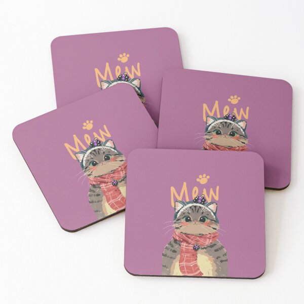 Item preview, Cute Tabby Cat in Cozy Winter Scarf designed and sold by DesignByUmza.