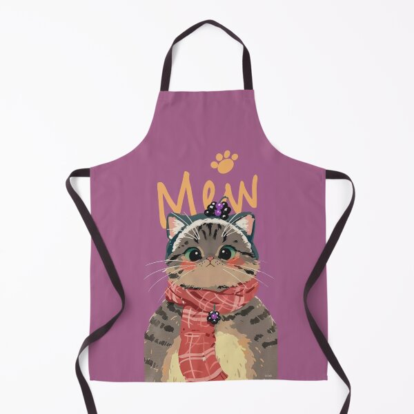 Item preview, Cute Tabby Cat in Cozy Winter Scarf designed and sold by DesignByUmza.