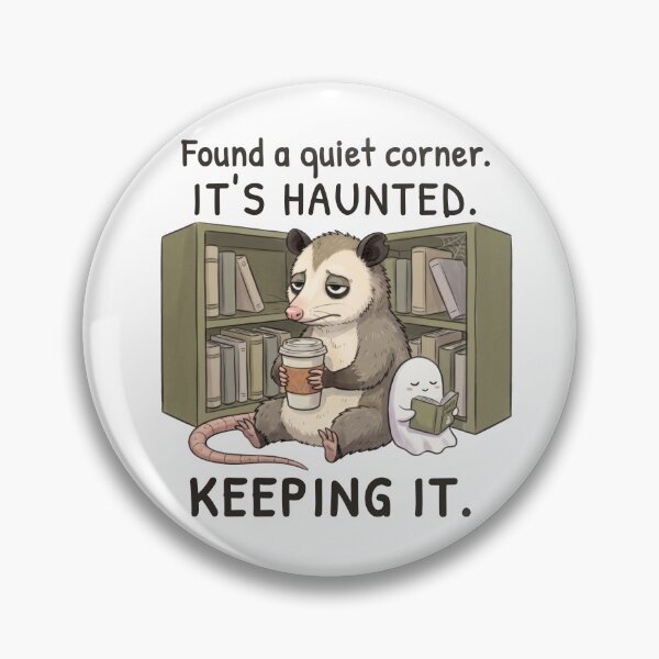 Item preview, Found a quiet corner. It's haunted. Keeping it. designed and sold by ChernotytskaArt.