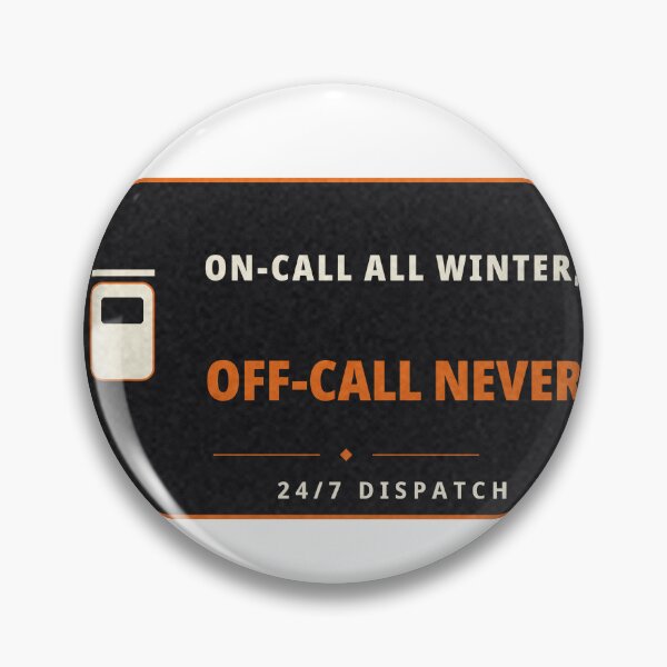 Item preview, On-Call All Winter HVAC Tech Work Badge Shirt designed and sold by thestevebro.