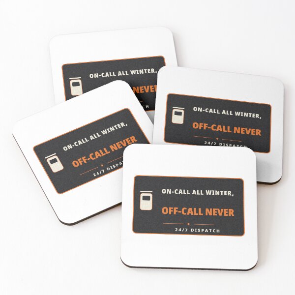 Item preview, On-Call All Winter HVAC Tech Work Badge Shirt designed and sold by thestevebro.