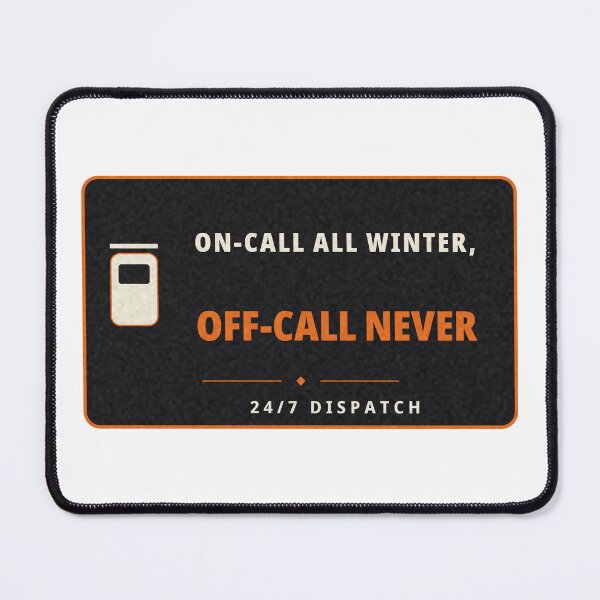Item preview, On-Call All Winter HVAC Tech Work Badge Shirt designed and sold by thestevebro.