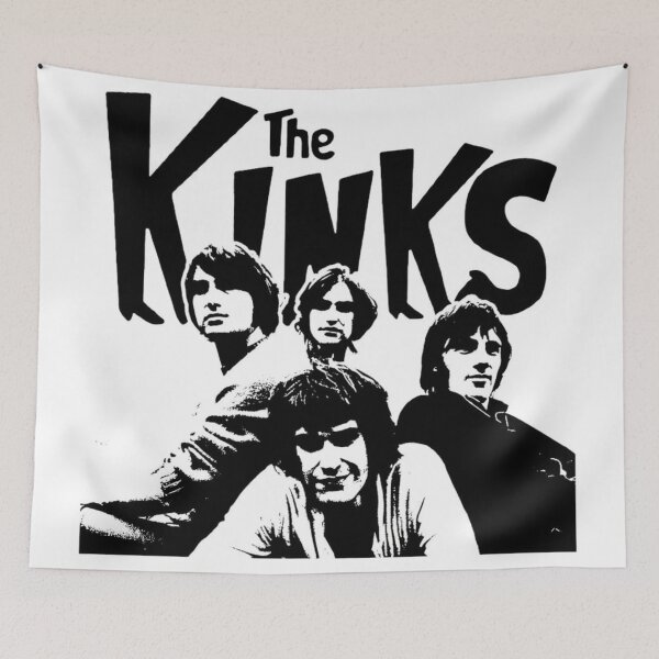 Item preview, The Kinks Original Custom Vintage Music Band Tee Unique Poster Wall Art designed and sold by Cool Robot Bro..