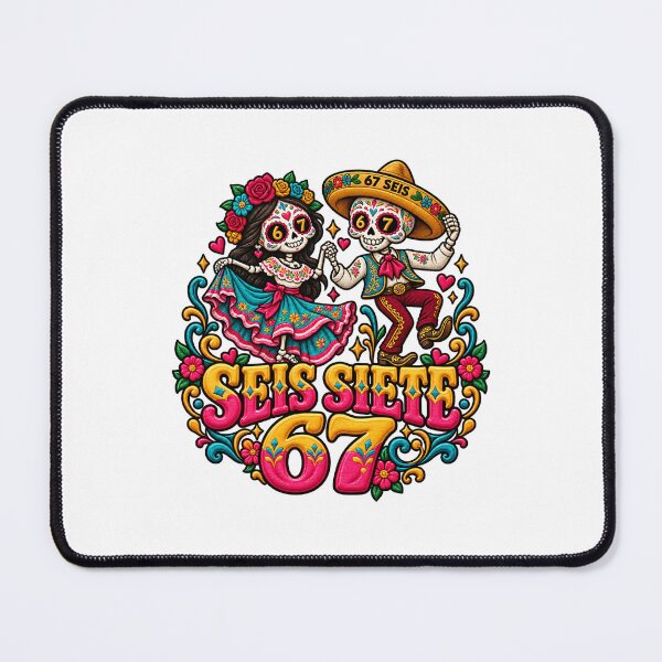 Item preview, Seis Siete 67 Mexican Fiesta Couple Graphic designed and sold by ArtDesignTp.