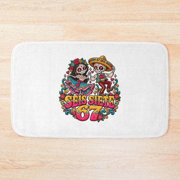Item preview, Seis Siete 67 Mexican Fiesta Couple Graphic designed and sold by ArtDesignTp.