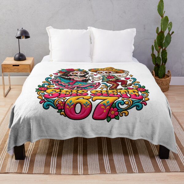 Item preview, Seis Siete 67 Mexican Fiesta Couple Graphic designed and sold by ArtDesignTp.