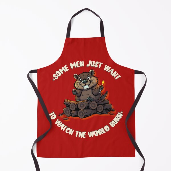 Item preview, Beaver Wants to Watch the World Burn designed and sold by ZeroContextArt.