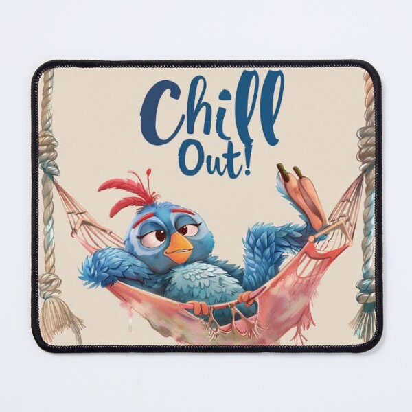 Item preview, Cool Blue Bird Relaxing in Hammock designed and sold by DesignByUmza.