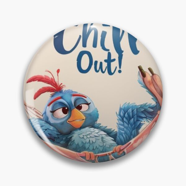 Item preview, Cool Blue Bird Relaxing in Hammock designed and sold by DesignByUmza.
