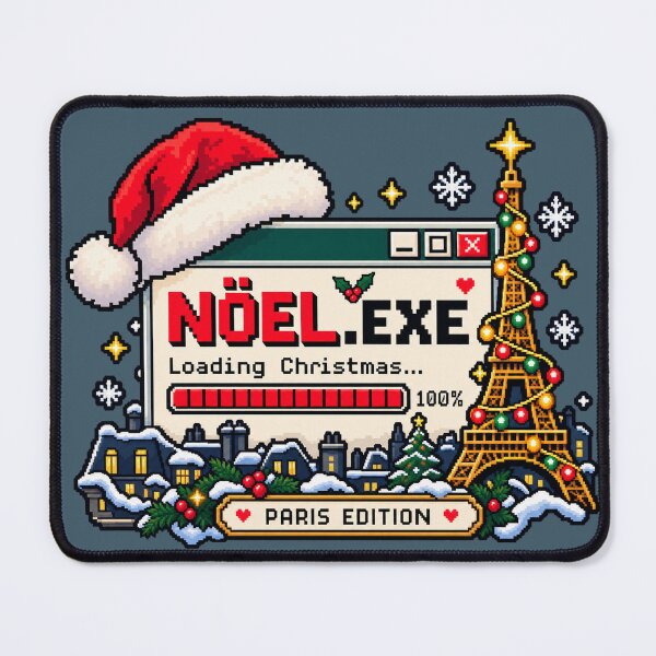 Item preview, Nöel.exe – Paris Edition | Pixel Christmas designed and sold by warlistop.
