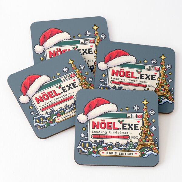 Item preview, Nöel.exe – Paris Edition | Pixel Christmas designed and sold by warlistop.