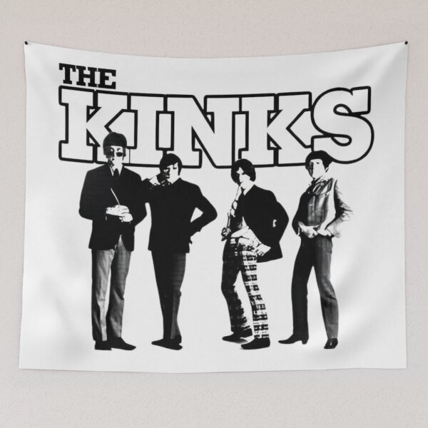 Item preview, The Kinks Original Custom Vintage Music Band Tee Unique Poster Wall Art designed and sold by Cool Robot Bro..