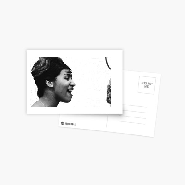 Aretha Franklin Postcards for Sale Redbubble