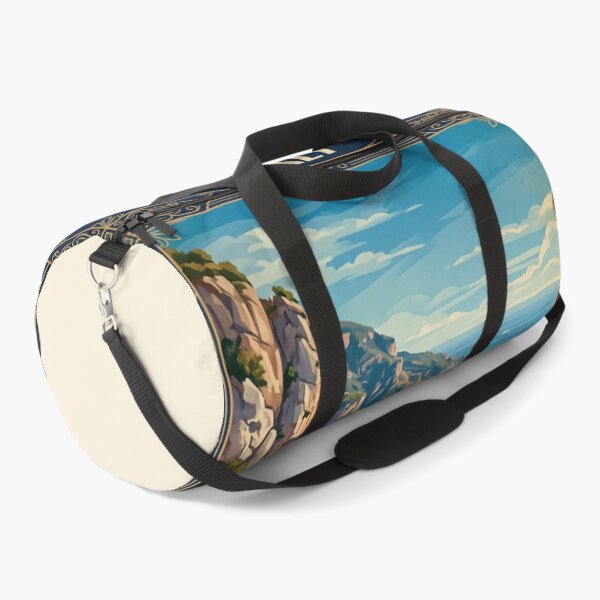 Item preview, Path of the Gods Italy Vintage Travel Poster – Amalfi Coast Hiking Trail Positano designed and sold by Bomax121.