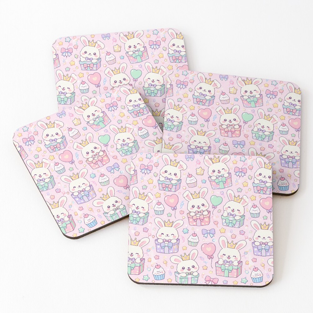 Item preview, Coasters (Set of 4) designed and sold by SoftBerryStudio.