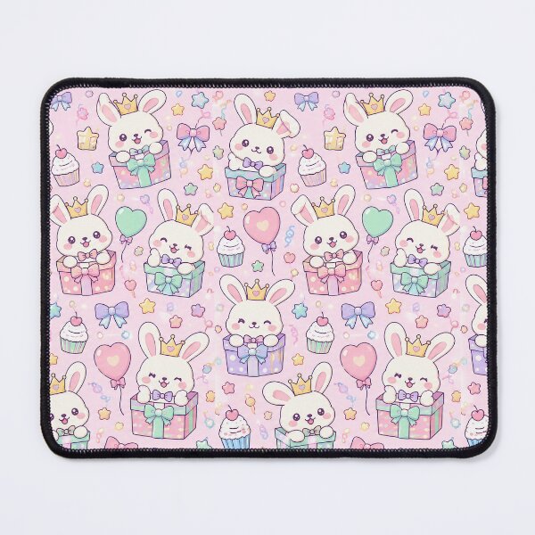 Item preview, Kawaii Birthday Baby Rabbit Gift Box Pattern designed and sold by Soft Berry Studio.