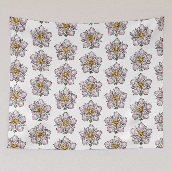 Item preview, White Plumeria Crystal Sticker - Diamond Frangipani Tropical Flower designed and sold by FineLineBotanical .