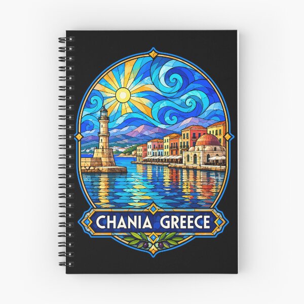 Item preview, Chania Crete Greece Stained Glass Art designed and sold by TomFrontierArt.