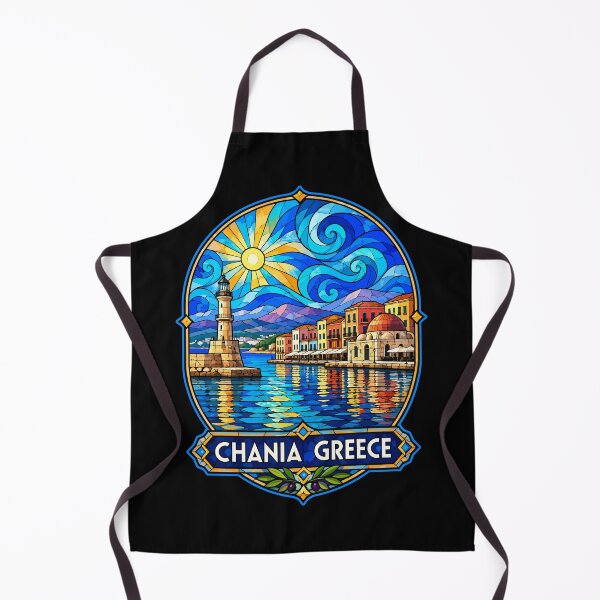 Item preview, Chania Crete Greece Stained Glass Art designed and sold by TomFrontierArt.