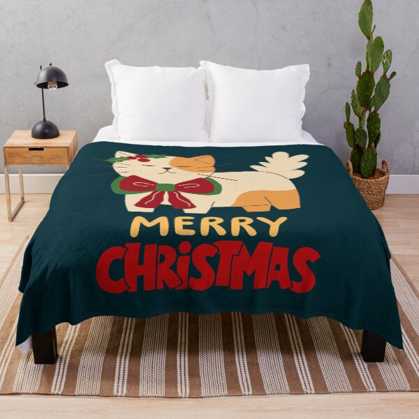 Item preview, Cute Persian Cat Merry Christmas Holiday Art designed and sold by stormk10.
